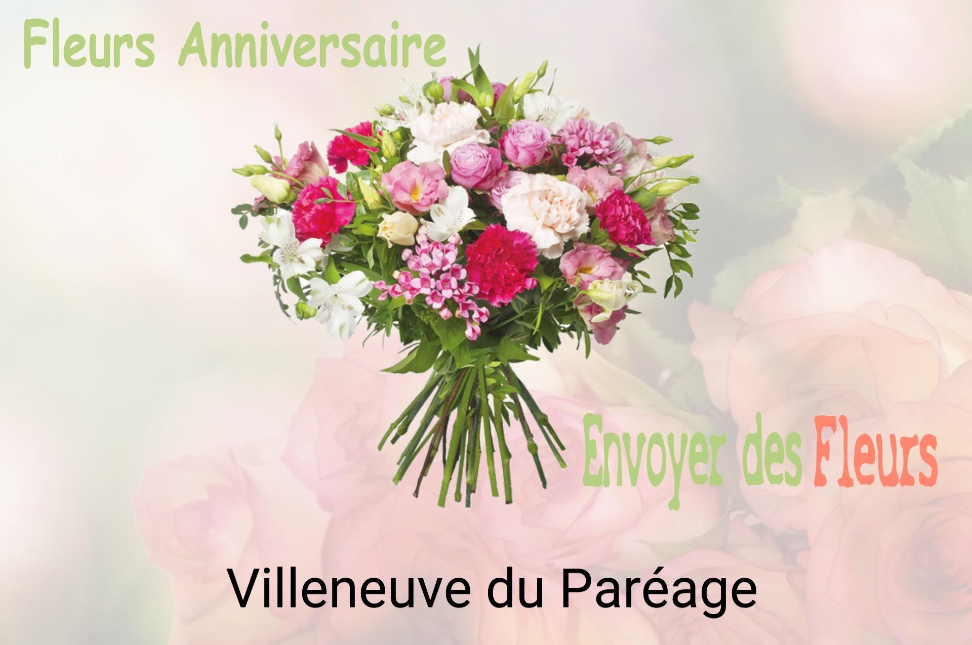 Bouquet de fleurs d’anniversaire livré à Villeneuve-du-Paréage